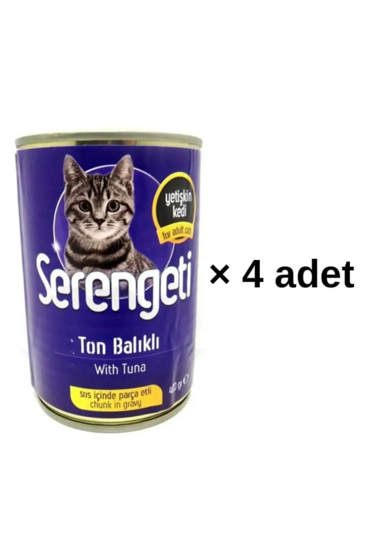 Kedi Konserve Ton Balıklı 400 gr (4 ADET)