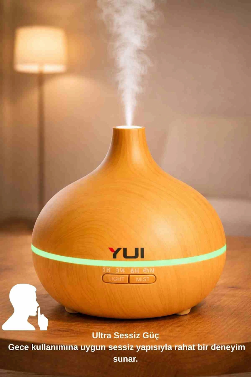 AH30 Hava Nemlendirici Buhar Makinesi Ultrasonik Aroma Difüzör Oda Nemlendirici Işıklı