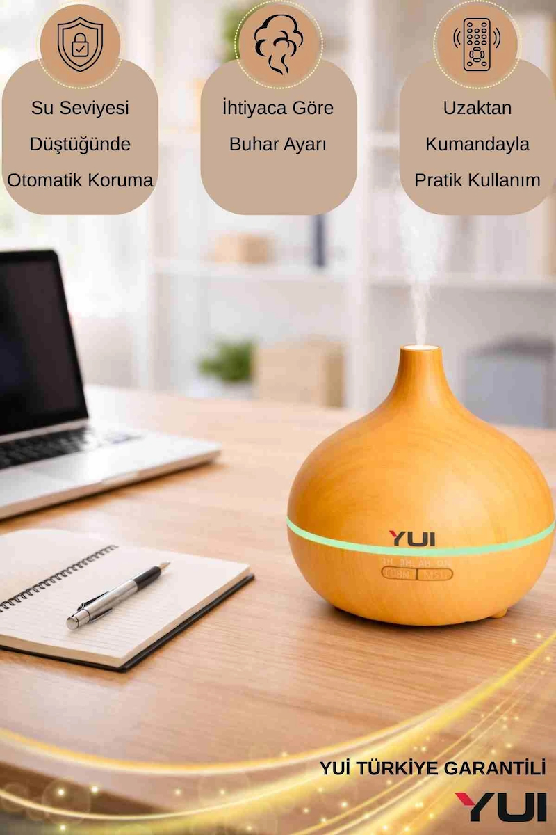 AH30 Hava Nemlendirici Buhar Makinesi Ultrasonik Aroma Difüzör Oda Nemlendirici Işıklı