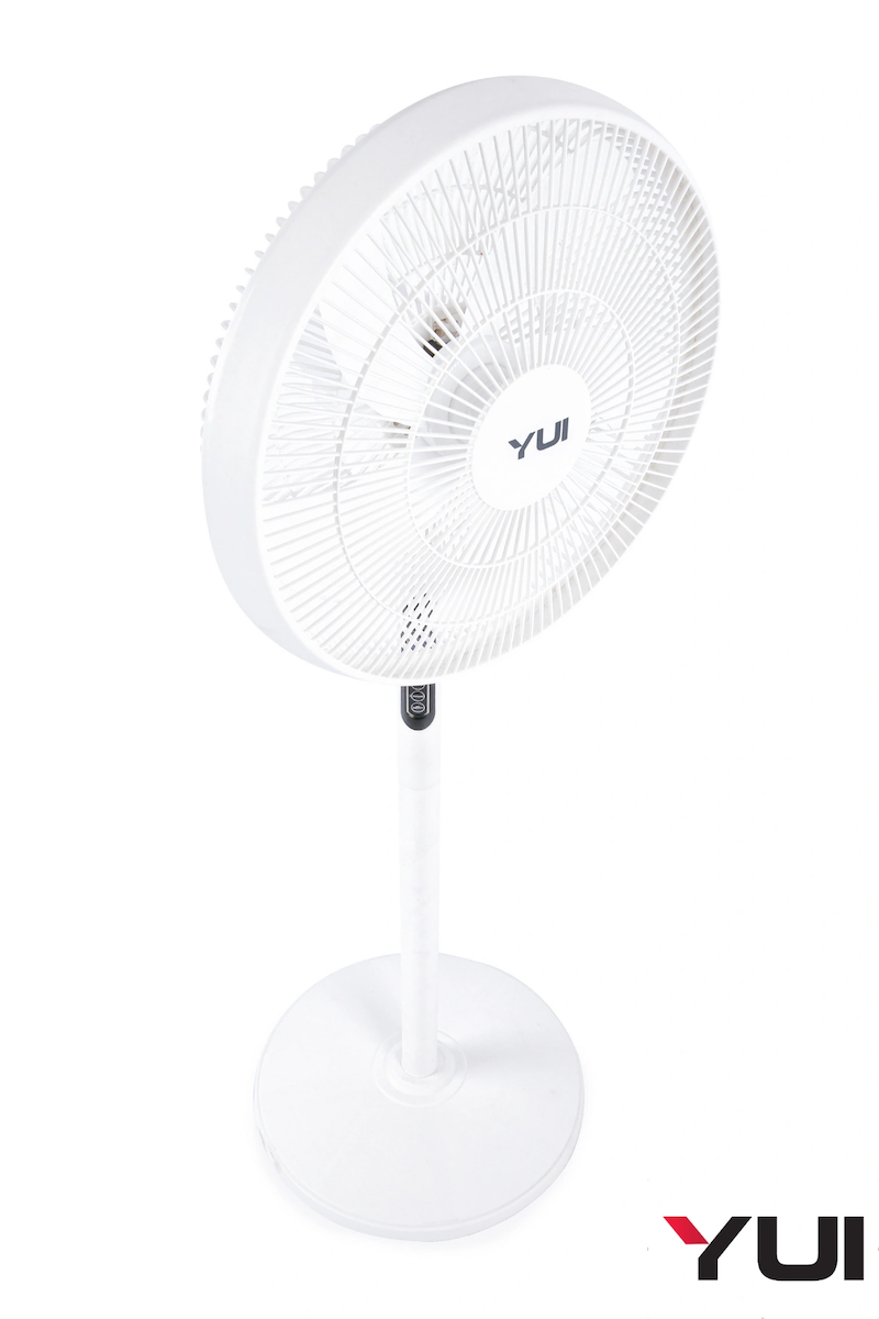 F60 Beyaz 16 İnç 50W 8 Kademe 5 Pervane Döner Başlıklı Uzaktan Kumandalı Vantilatör