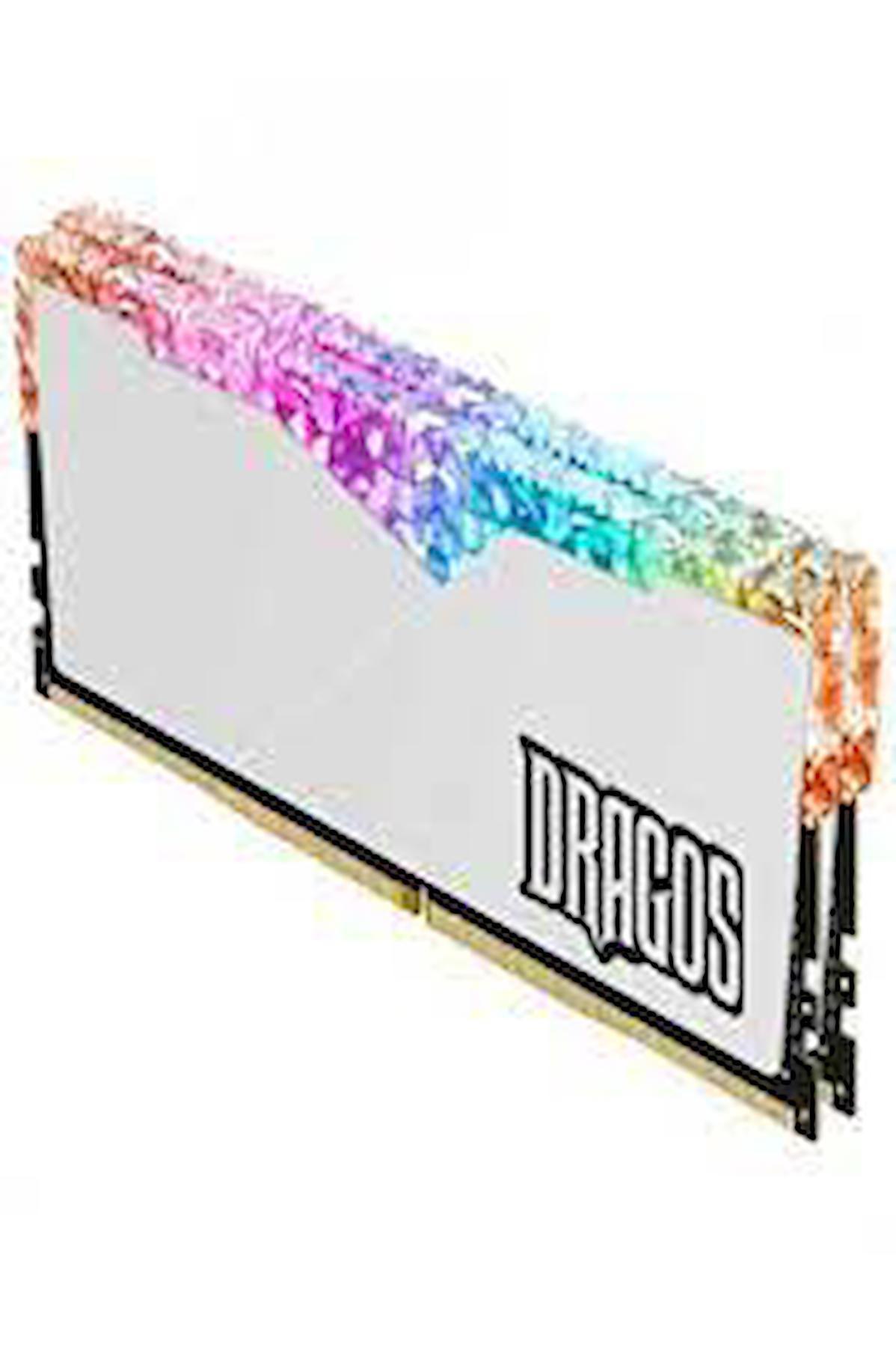 Dragos Sirius Vega M 16GB Ddr4 3200MHZ Beyaz Soğutuculu Rgb Ram