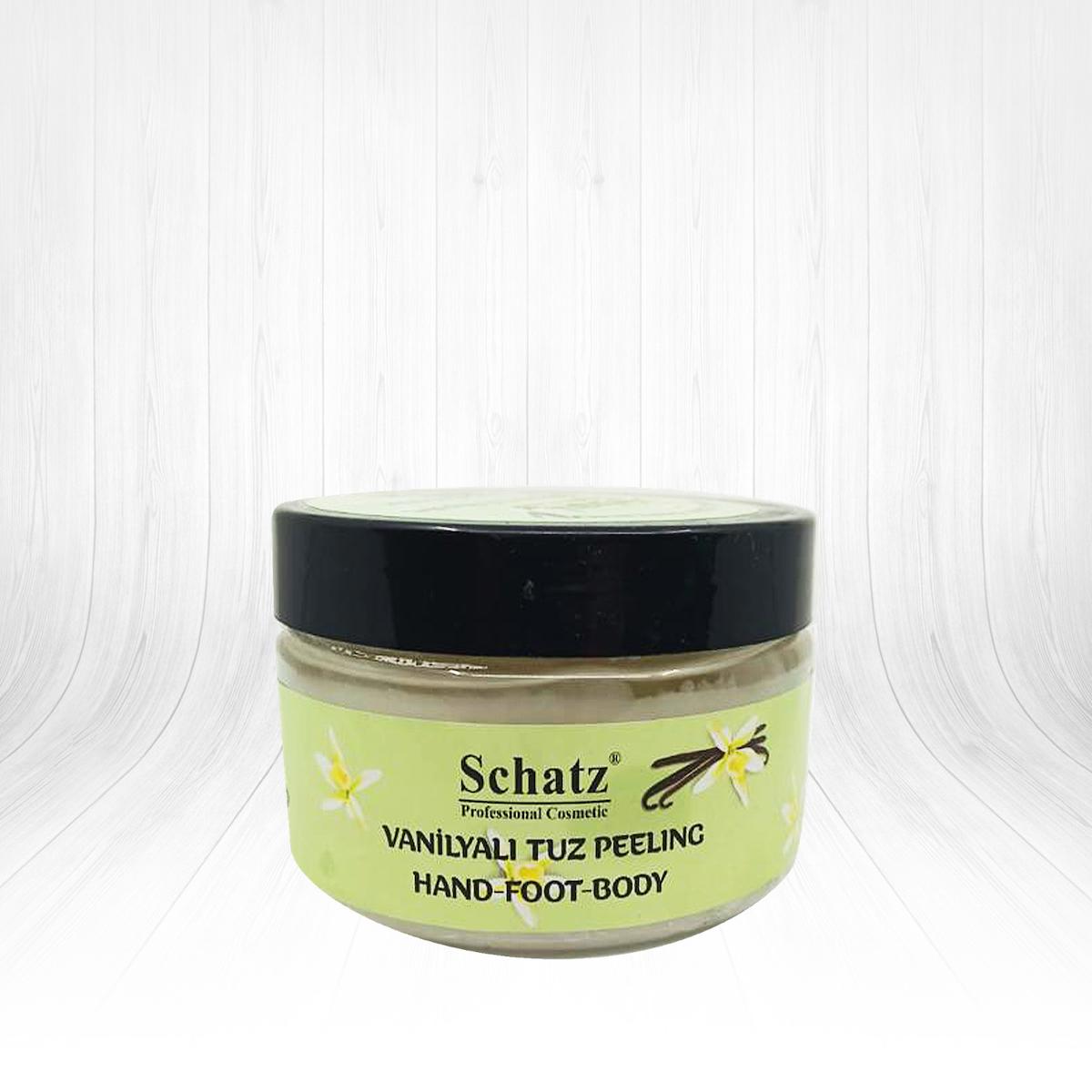 Schatz Vanilyalı Vücut El Ayak Tuz Peeling 300 ml