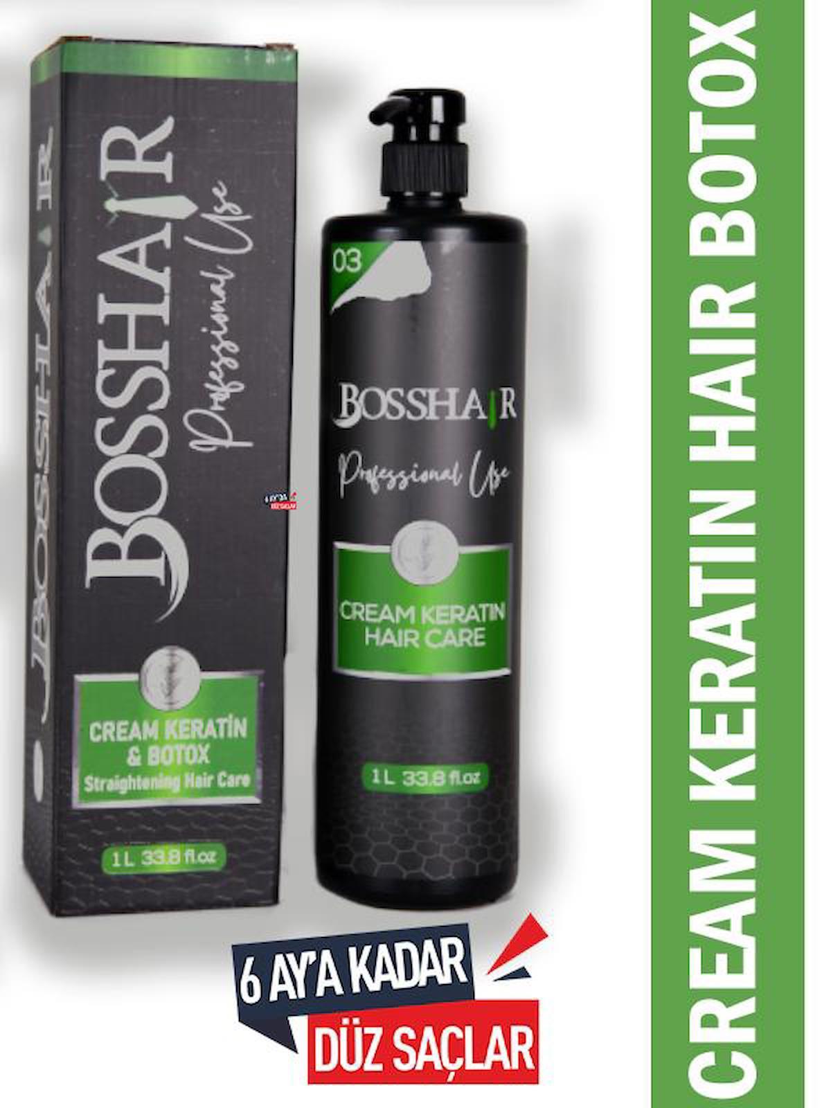 BOSSHAİR cream keratin hair care