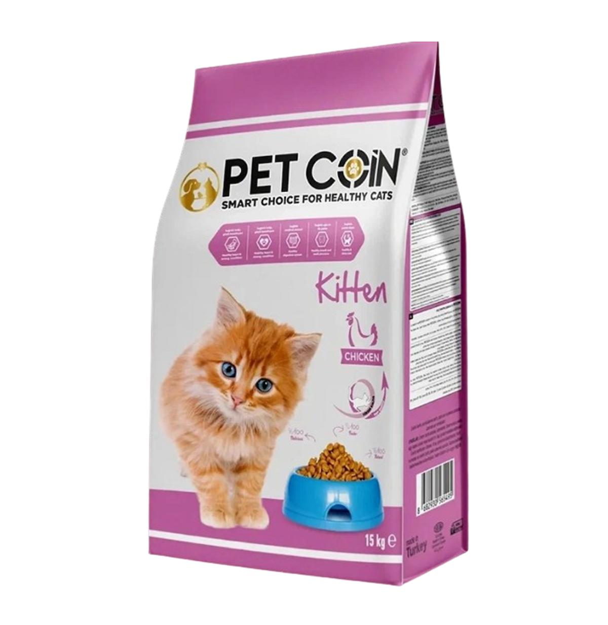 Petcoin Kitten Yavru Kedi Maması 15 Kg