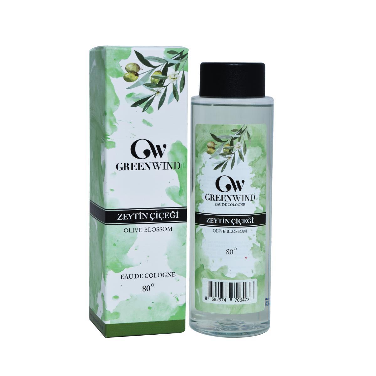 Greenwind Zeytin Kolonyası Çiçeği Kolonyası 80 Derece Pet Şişe 400 ml