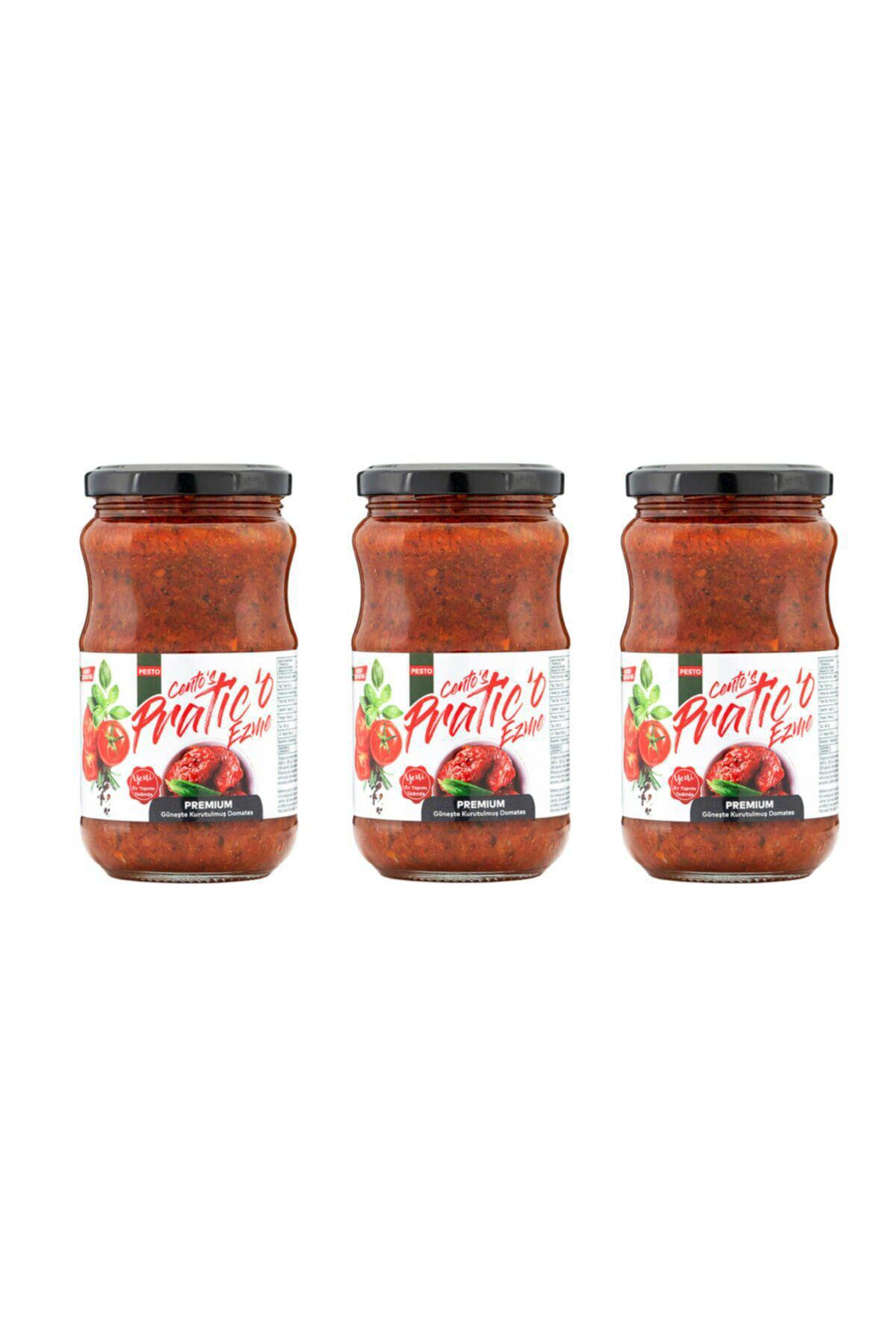 CENTO'S PRATIC'O Güneşte Kurutulmuş Domates Ezme (3 X 370 G) 3 Adet Pesto