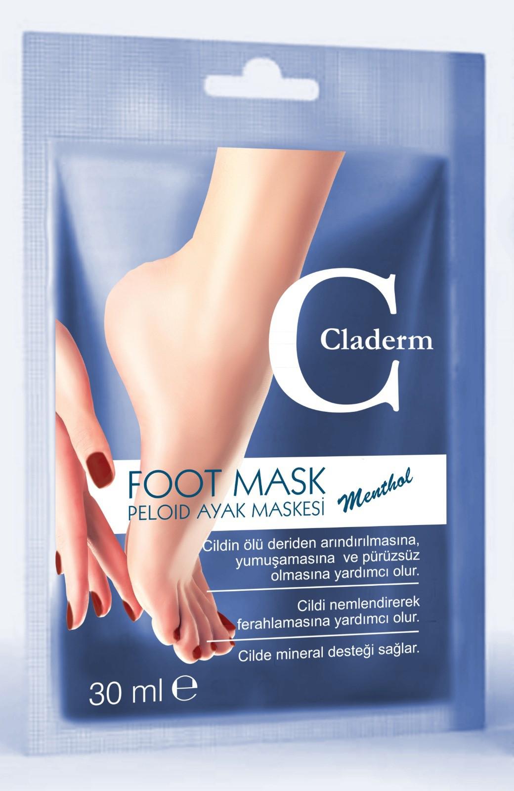 Claderm Peloid Menthol Bakım için Maske 30 ml