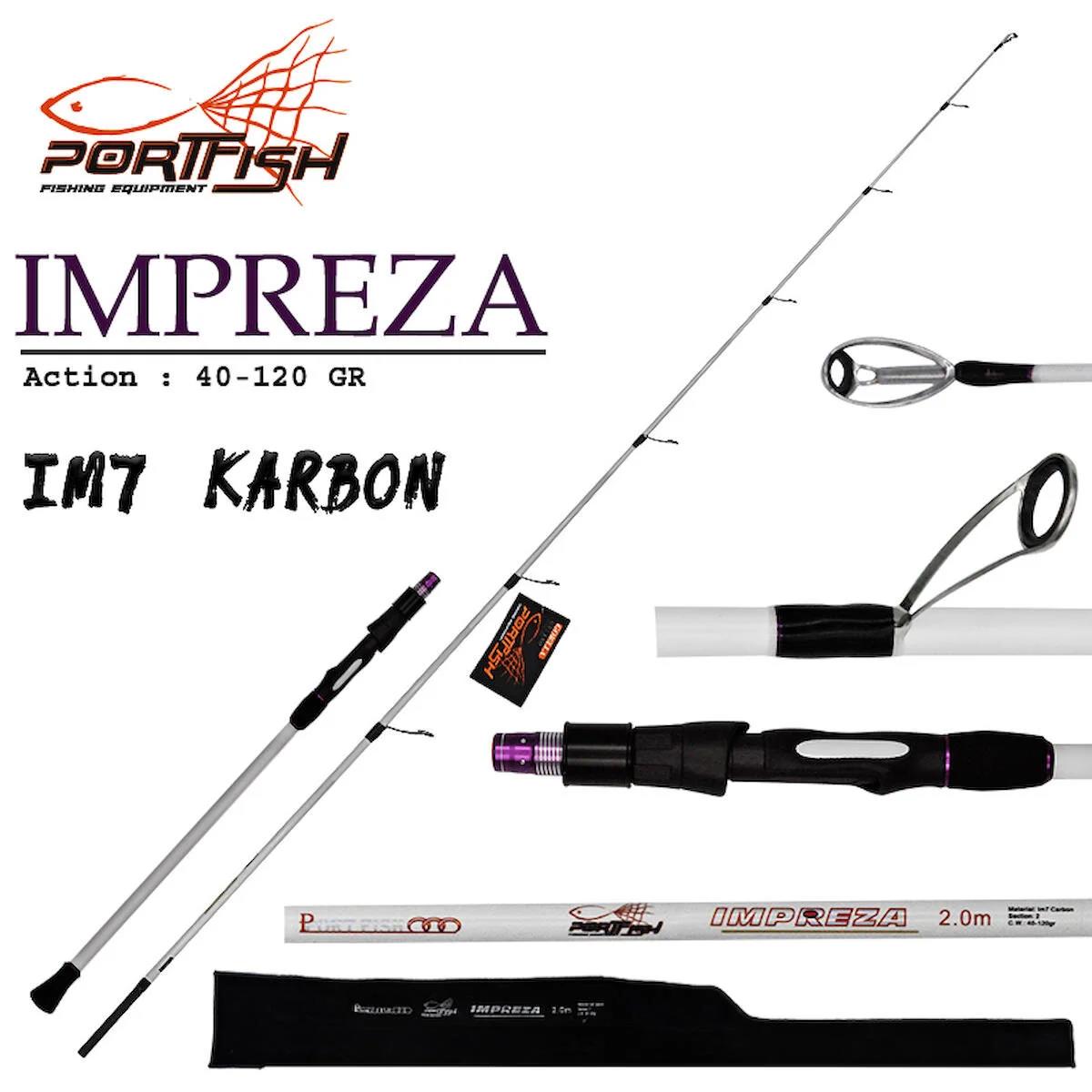 Portfish Impreza Jig Kamışı 200 Cm 40-120 Gr 2 Parça