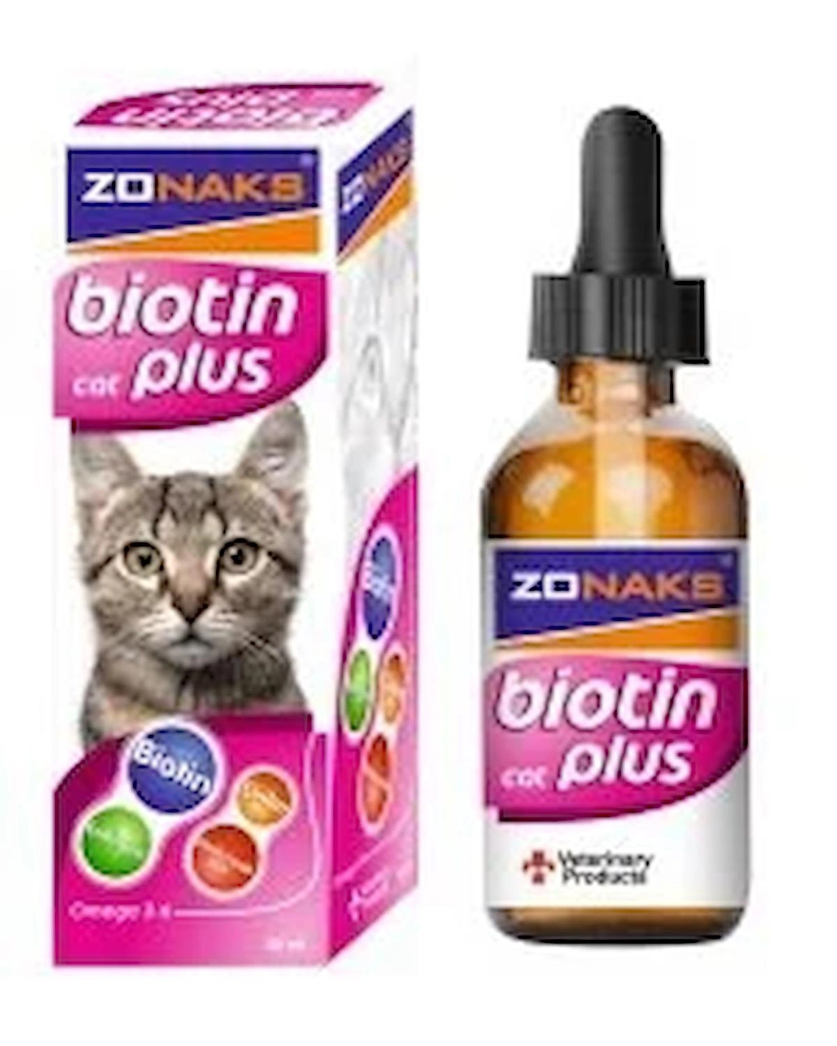 Zonaks Cat Plus 50 ml Biotin Çinko Takviyesi