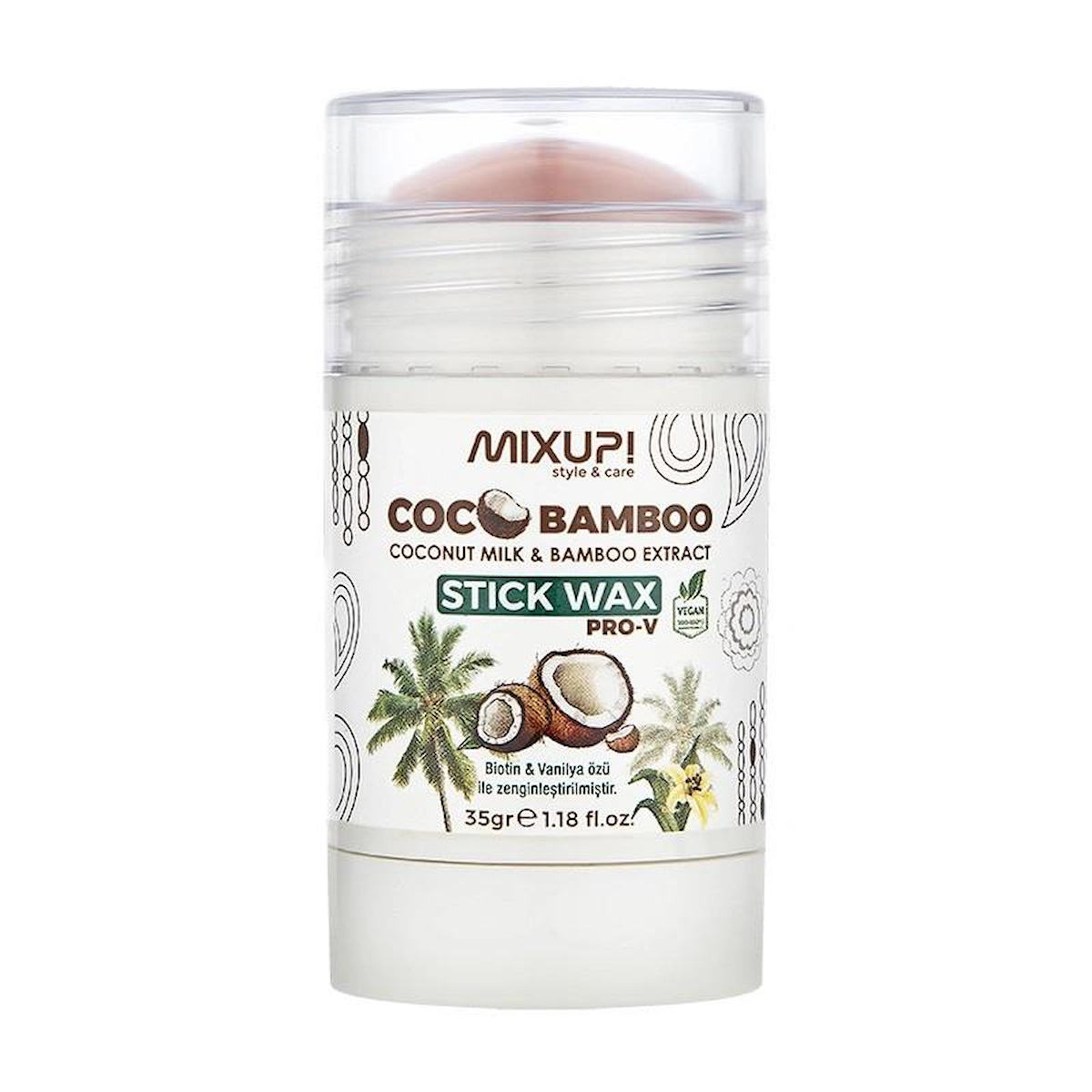 Mıxup Haır Stıck Wax Coco Bamboo Saç Şekillendirici Stik 35gr