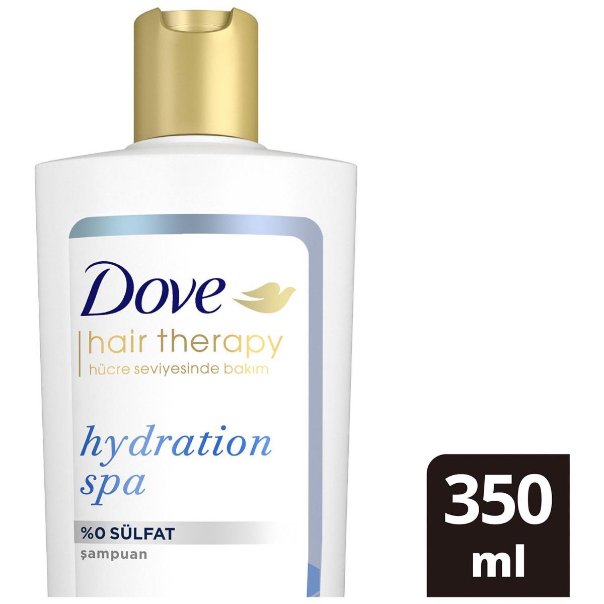 Dove Hair Therapy Şampuanı Hydration Spa %0 Sülfat 350 ml