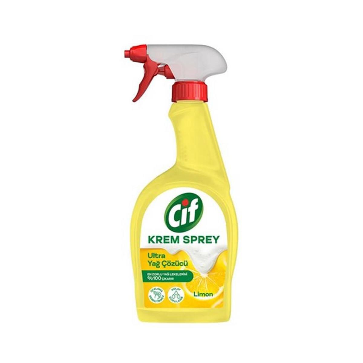 CIF KREM 750ML SPREY LIMON 1185