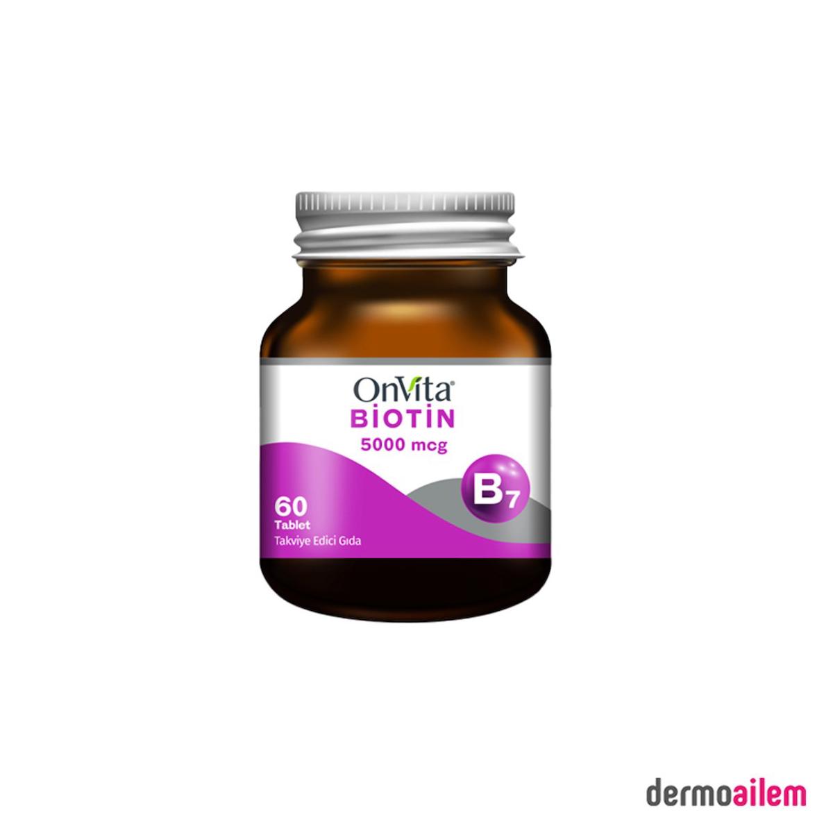 Onvita Biotin 5000 Mcg 60 Tablet