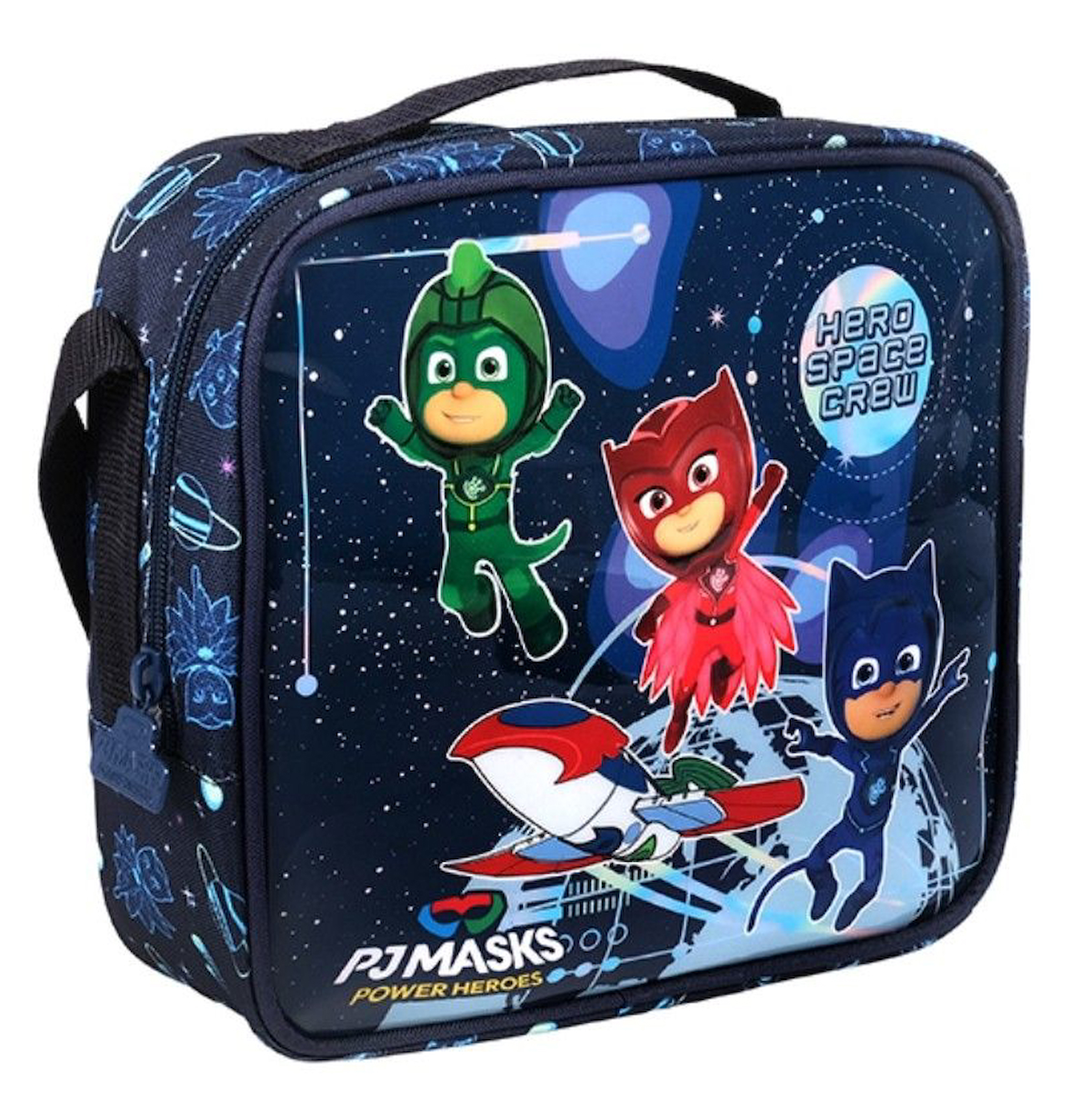 PJ Mask Space Crew Erkek Çocuk Lacivert Beslenme Çantası