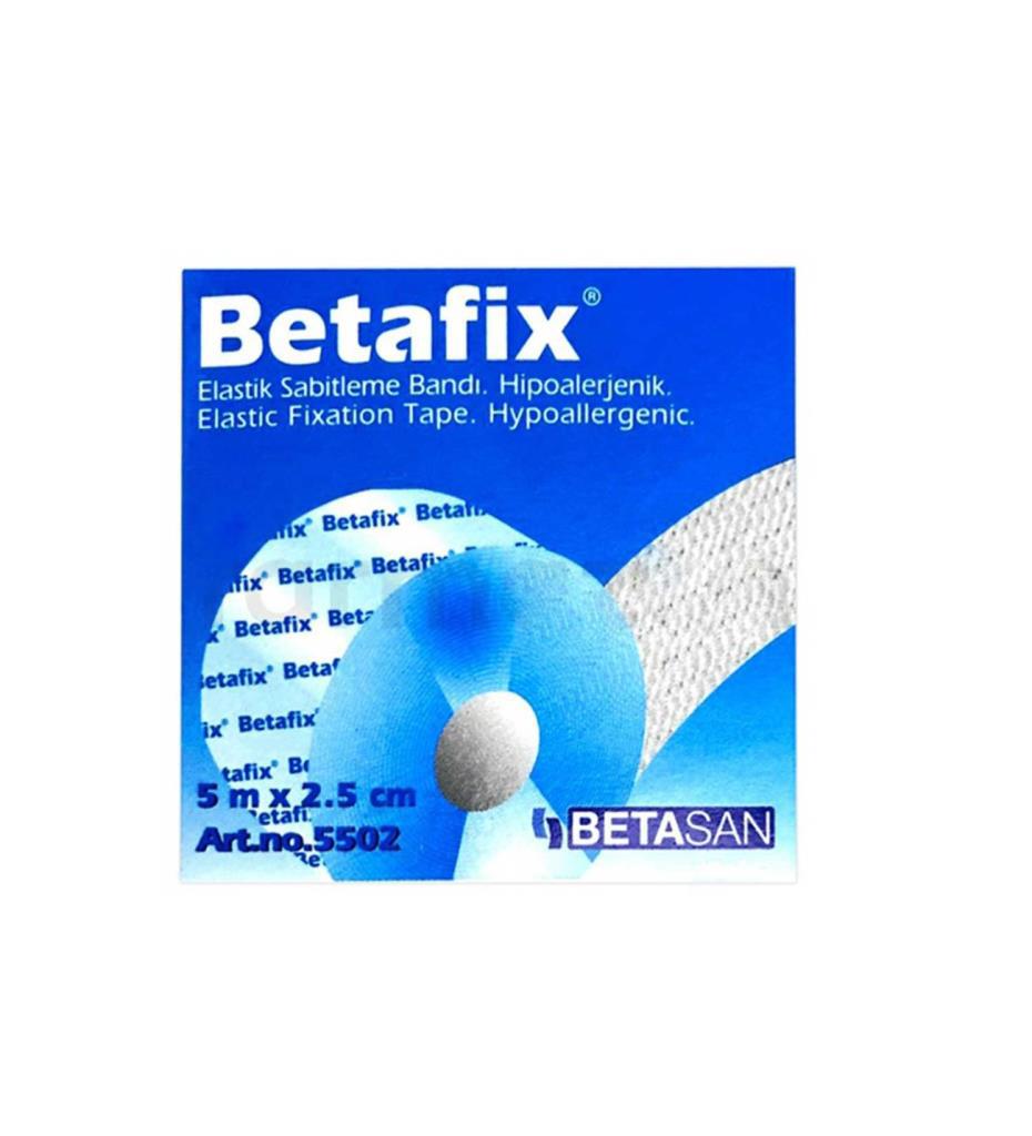 BETAFİX 5 MT X 2,5 CM ELASTİK FİX FLASTER (5502)