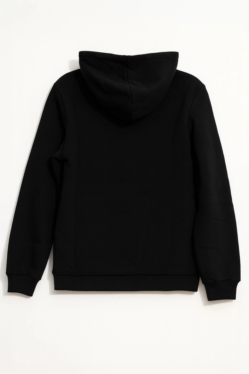 Erkek Fermuarlı Kapüşonlu Cepli İçi Polarlı Sweatshirt