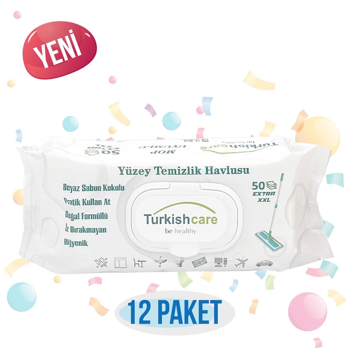 12 Lİ YÜZEY TEMİZLİK HAVLUSU  50  PCS