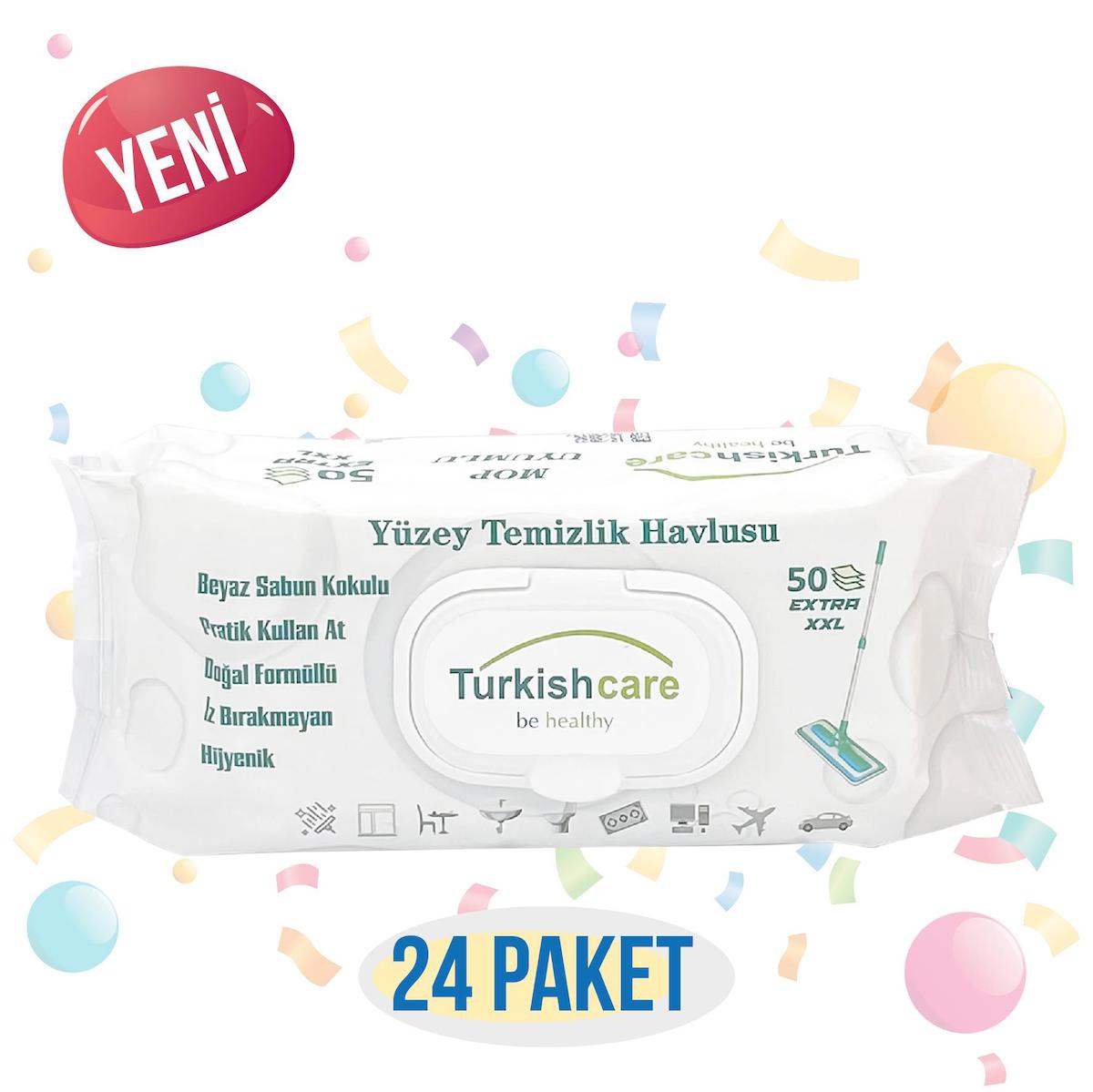 24 LÜ YÜZEY TEMİZLİK HAVLUSU  50  PCS