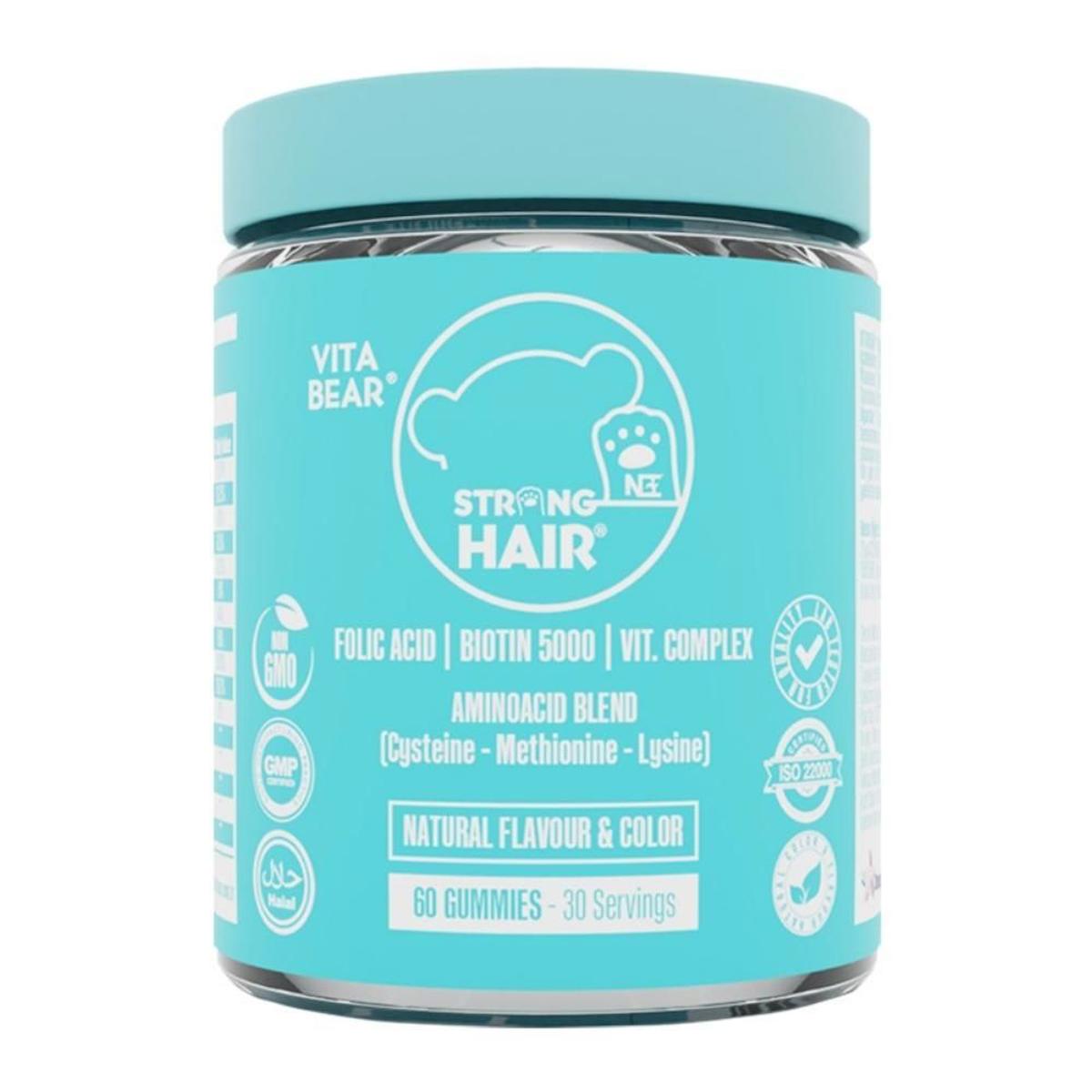 Vita Bear Strong Hair Gummy Vitamin 60 Adet