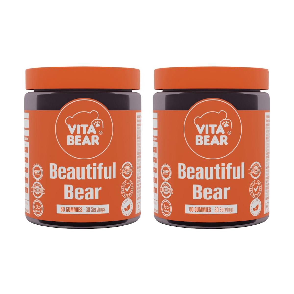 Vita Bear Beautiful Bear Cilt Vitamini 60 Adet 2'li Paket