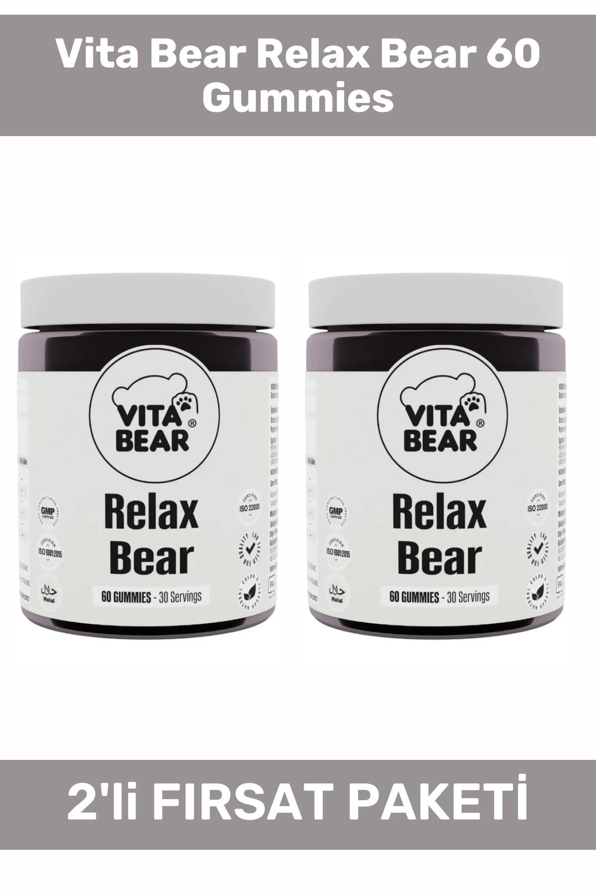 Vita Bear Relax Bear 60 Gummies - 2 Adet