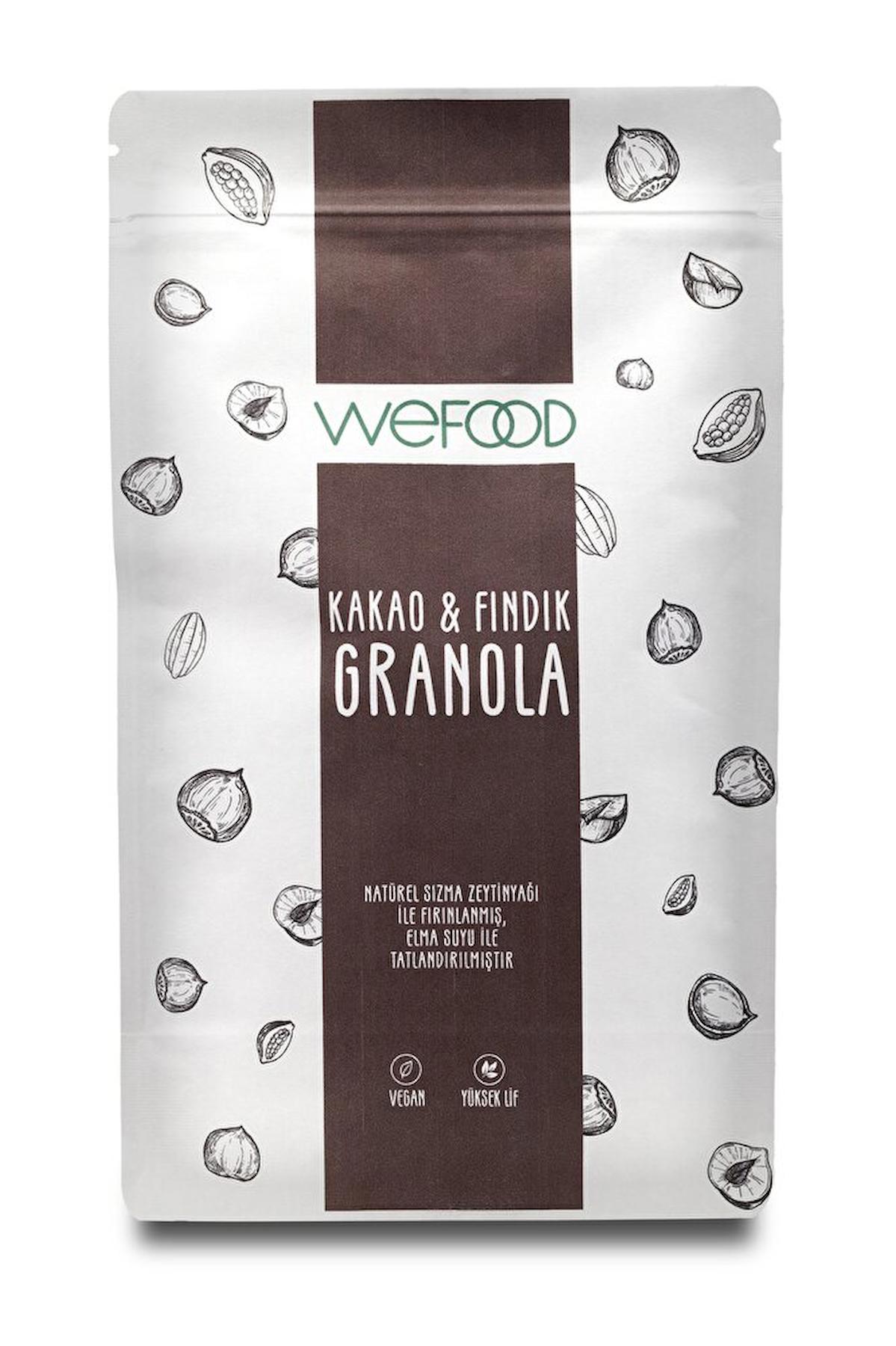 Wefood Kakao & Fındık Granola 250 gr