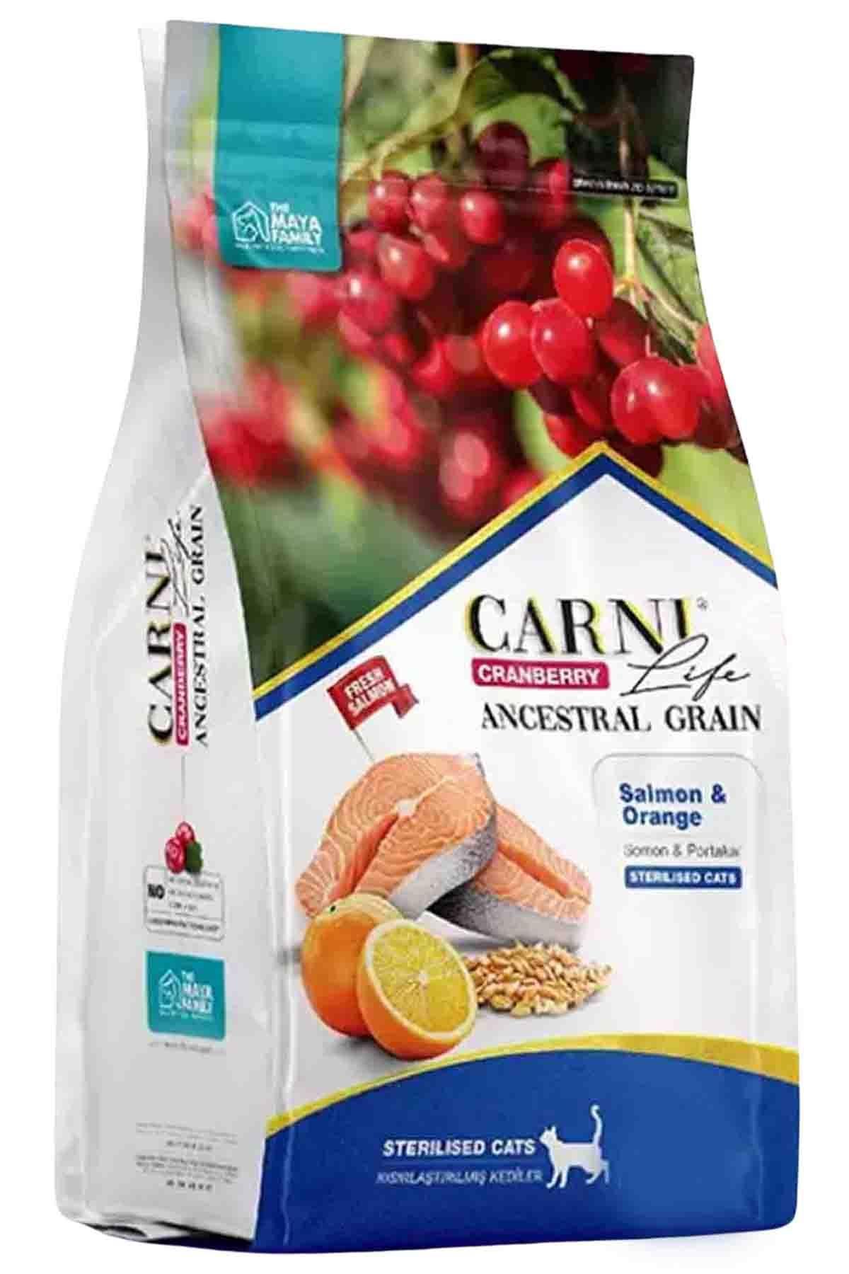 Carni Life Kısır  Balık ve Portakallı  Kedi Maması 10+2 kg