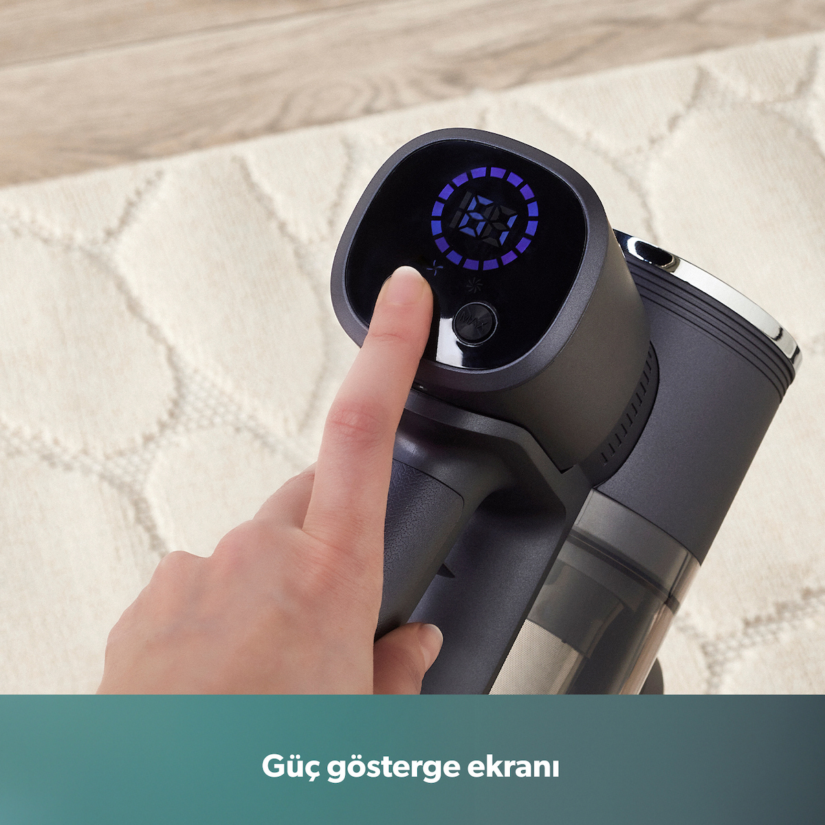 Homend Dustrider 1271H 160W Şarjlı Dikey Süpürge 12 kPa Emiş Gücü