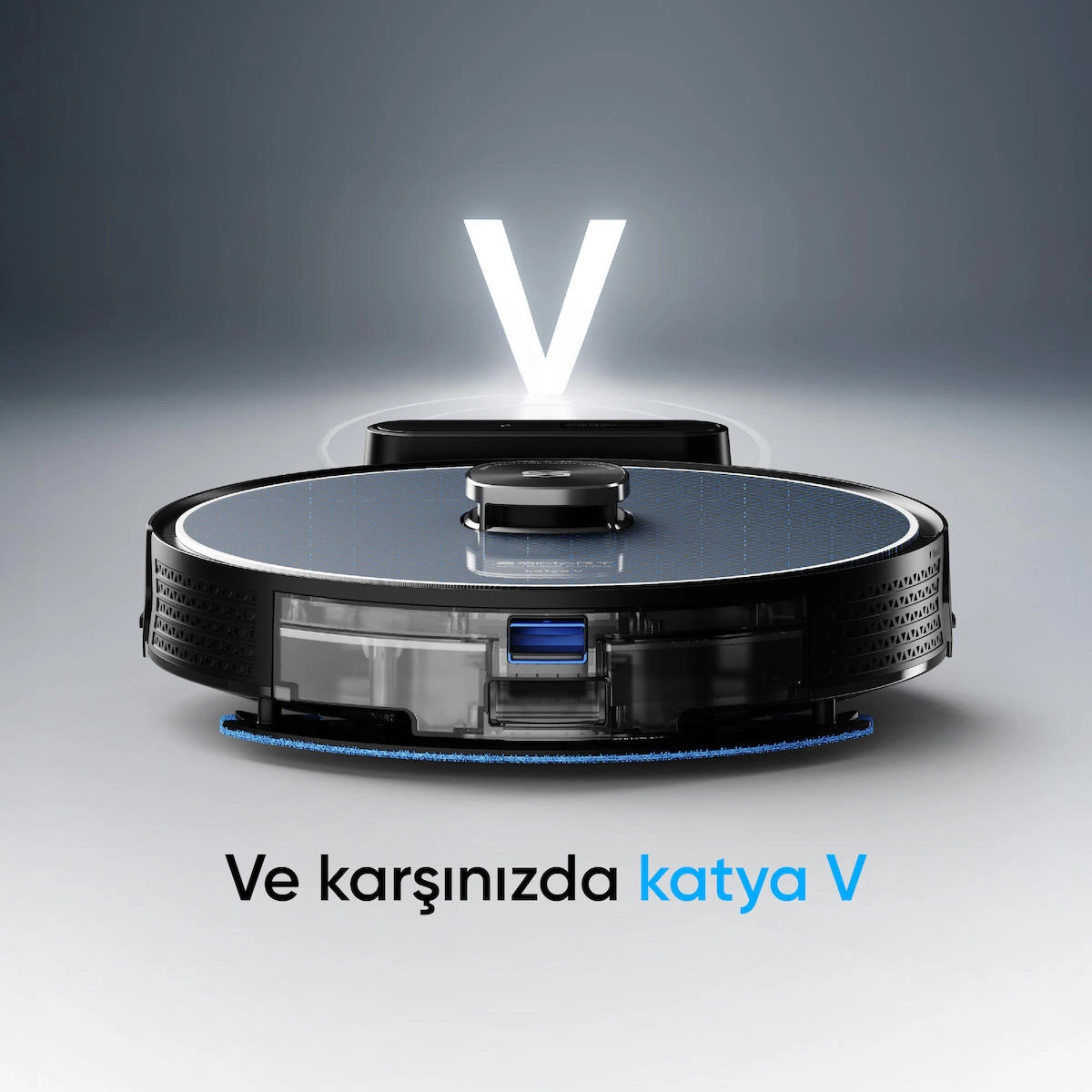 Şımart katya V Akıllı Robot Süpürge 15000Pa Güçlü Emiş Gücü 6400mAh Yüksek Batarya