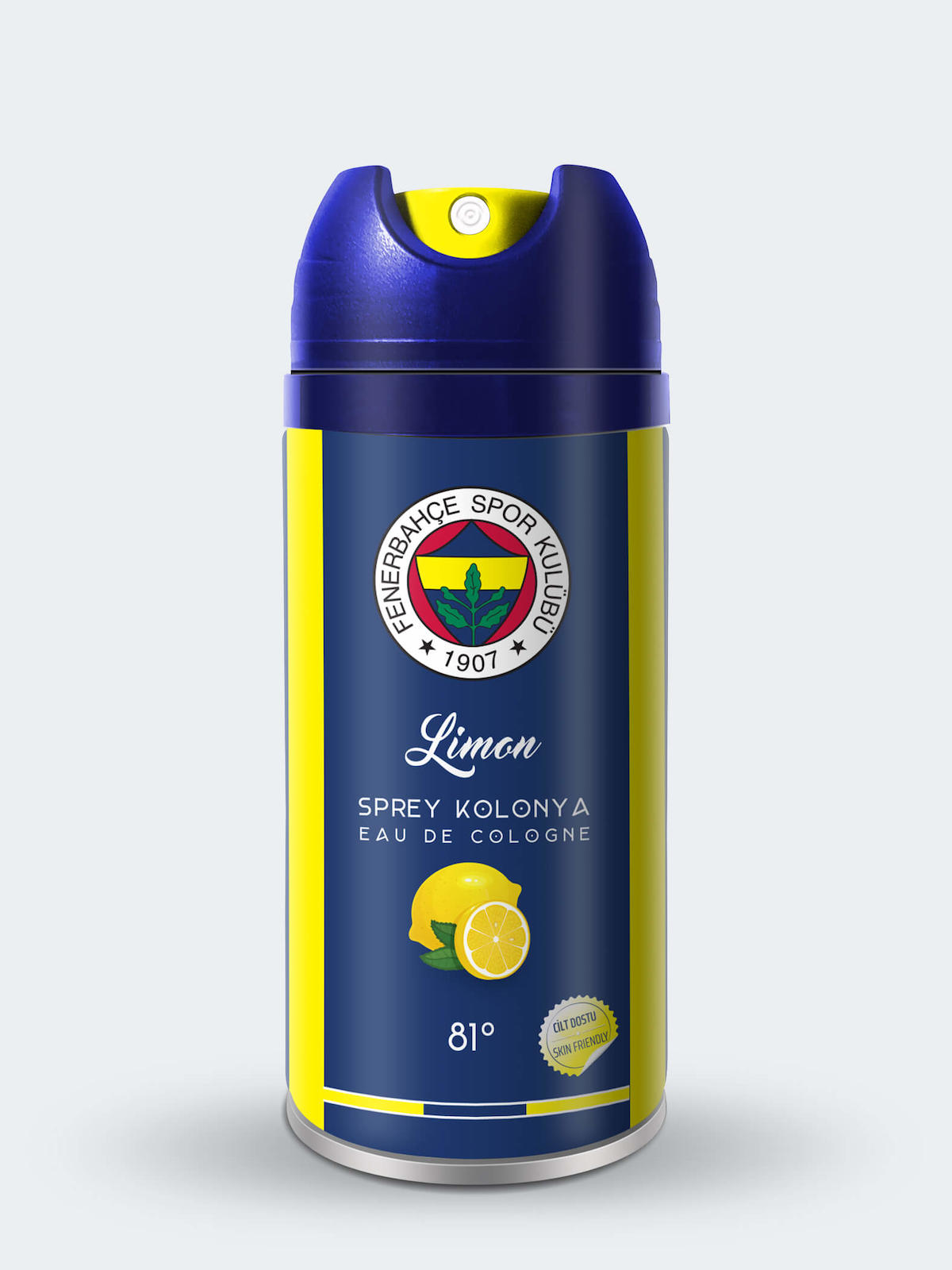 Fenerbahçe Limon Kolonyası 80 Derece Sprey Pet Şişe 150 ml