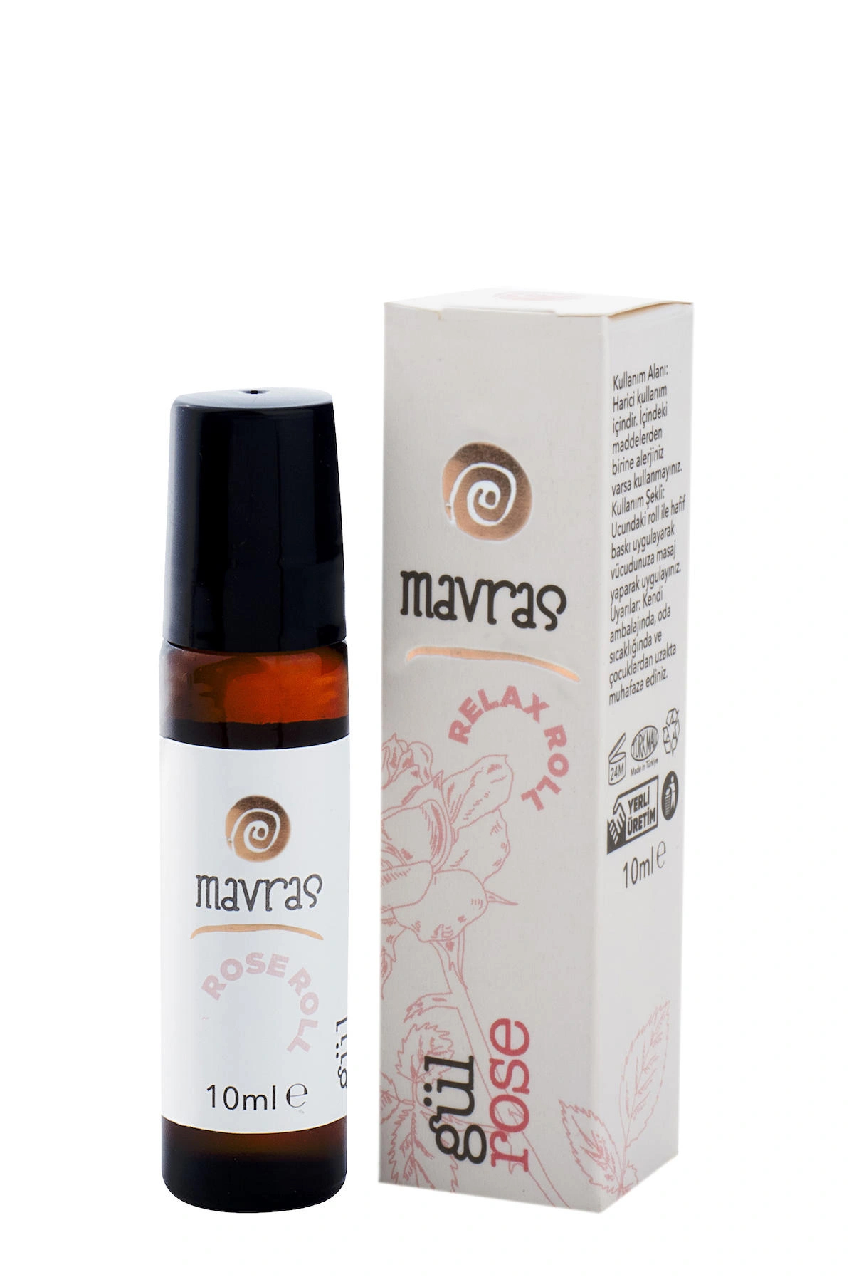 Mavras Gül Roll 10 ml (Masaj Yağı)