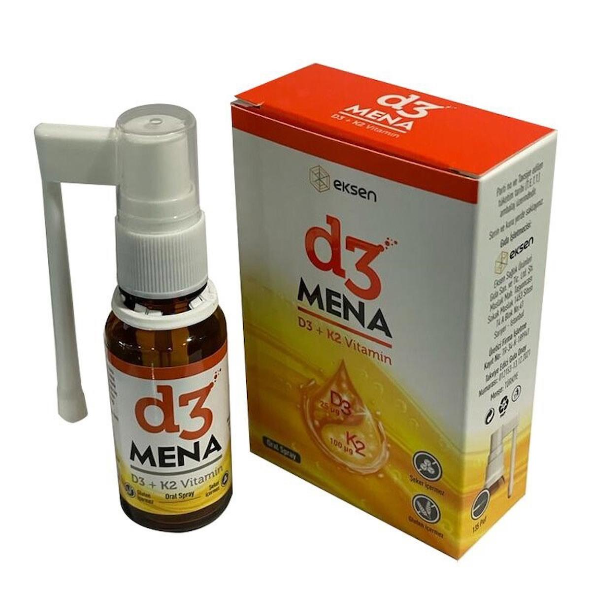 Eksen D3 Mena K2+D3 20 ml Sprey