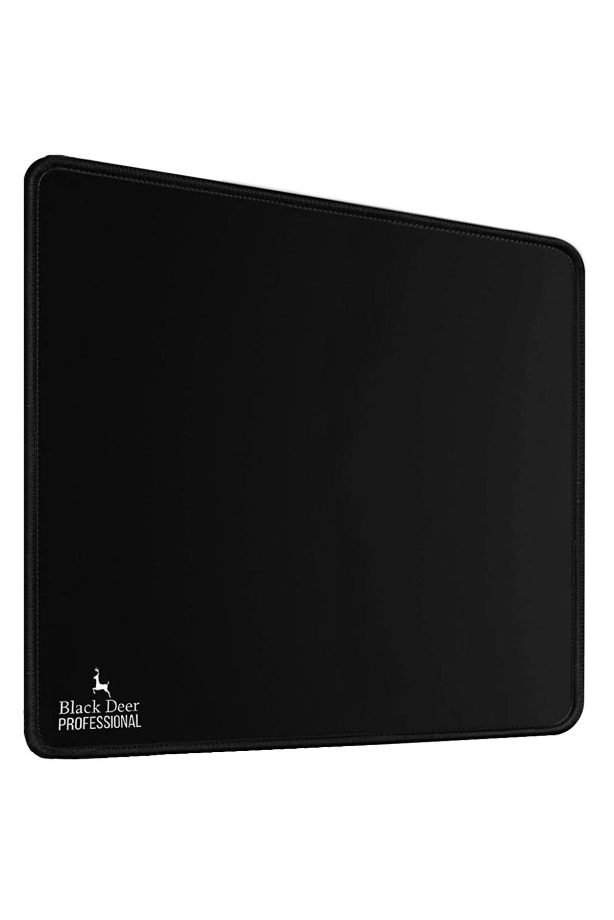 BLACK DEER Professional Siyah Küçük Boy Gaming Mouse Pad 30x25 Cm