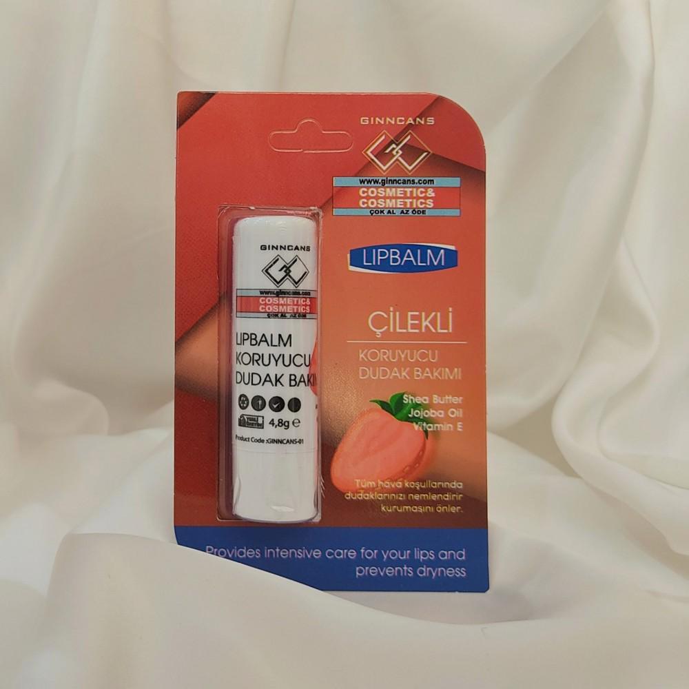 Ginncans Lipbalm Çi̇lekli̇ Koruyucu Dudak Bakımı