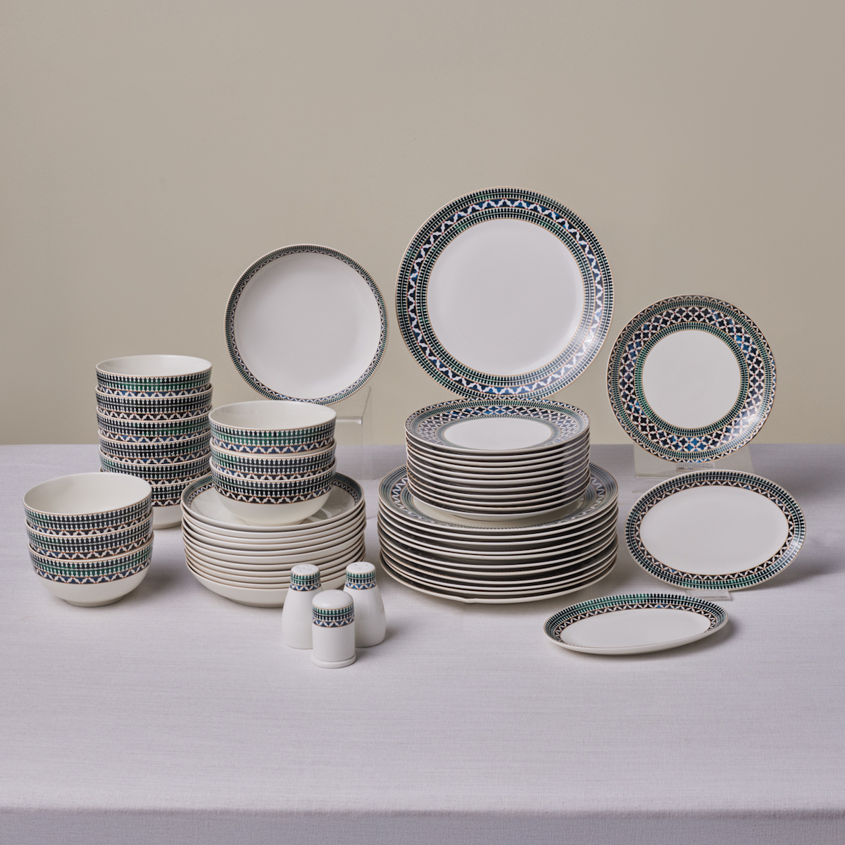 Forever Bone Cordoba 53 Parça 12 Kişilik Yemek Takımı