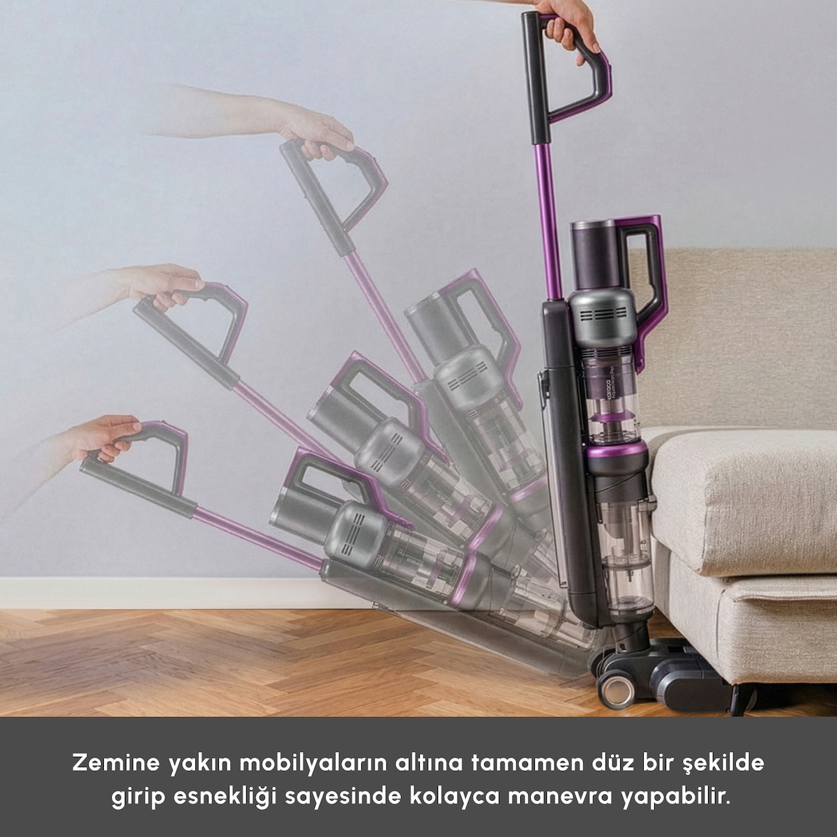 Karaca Aquaclean X10 3 in 1 Islak ve Kuru Kablosuz Dikey Süpürge