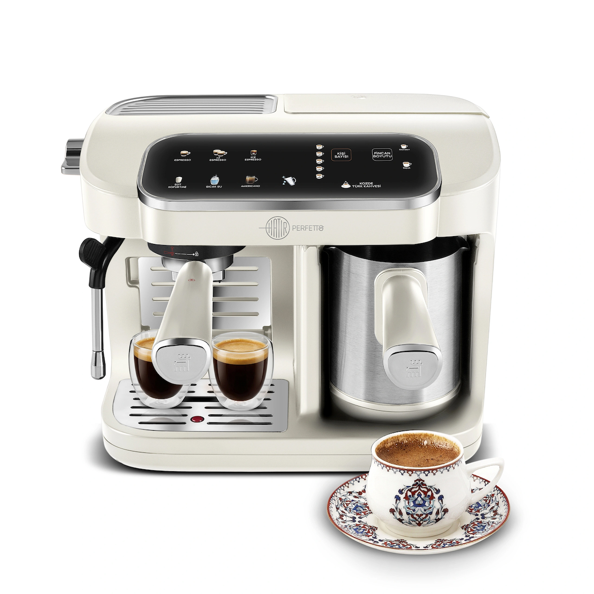 Karaca Hatır Perfetto Espresso ve Türk Kahvesi Makinesi Starlight