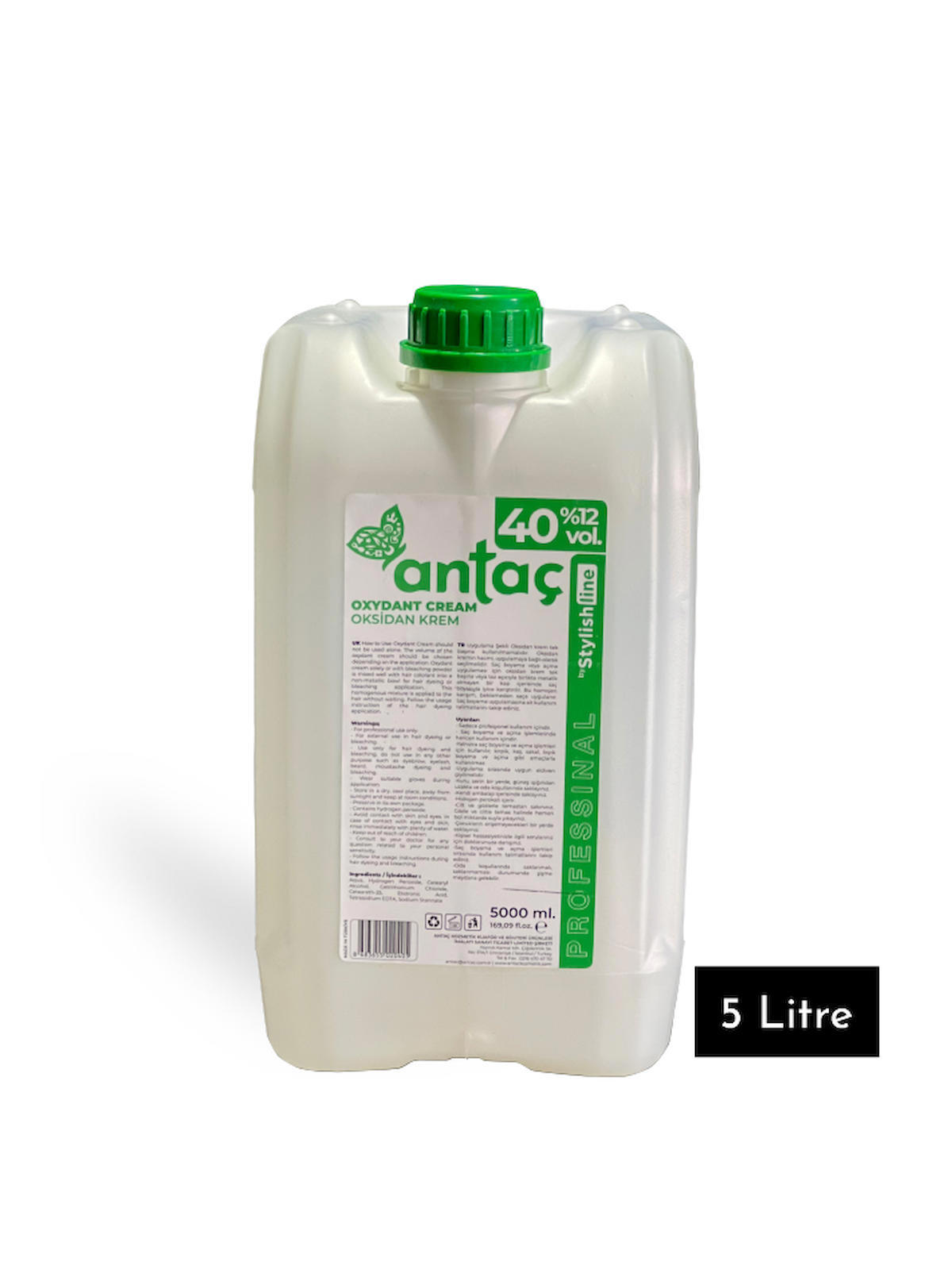 Antaç Oksidan Krem 5 Litre 30 Vol (Saç açıcı)