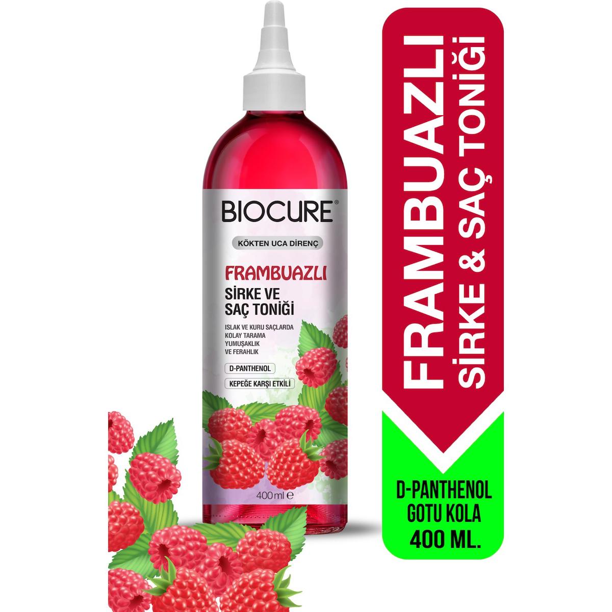 Biocure Frambuazlı Sirke ve Saç Toniği 400 ml