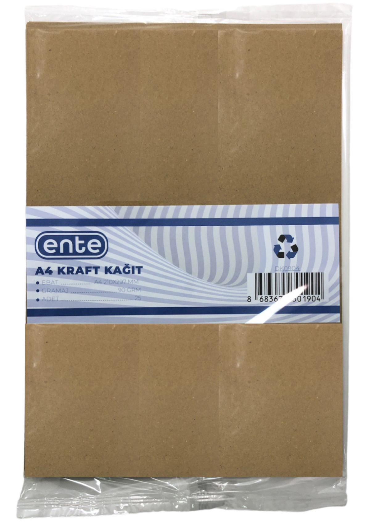 Ente Kraft Kağıt A4 90Gr 25Li