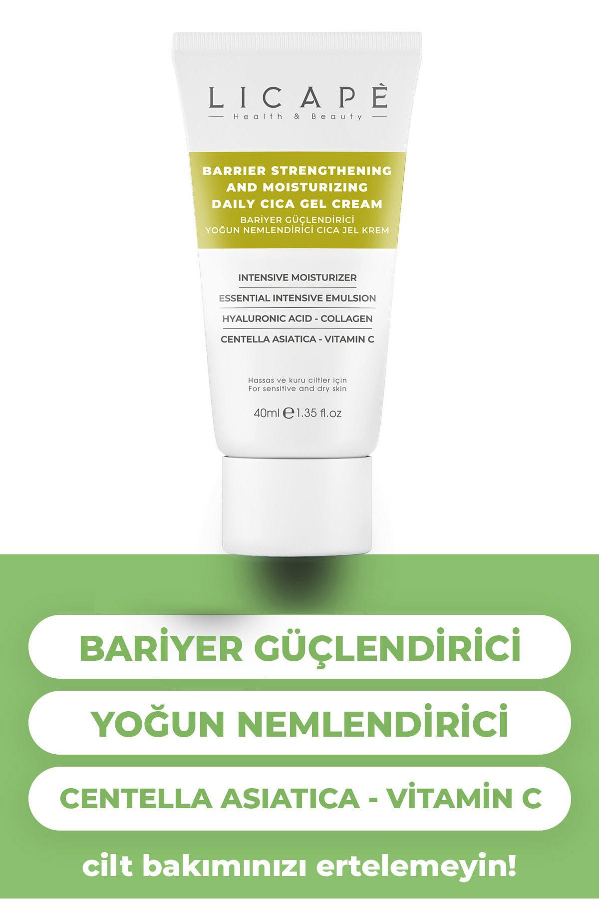 Bariyer Güçlendirici Yoğun Nemlendirici Cica Jel Krem 40ml