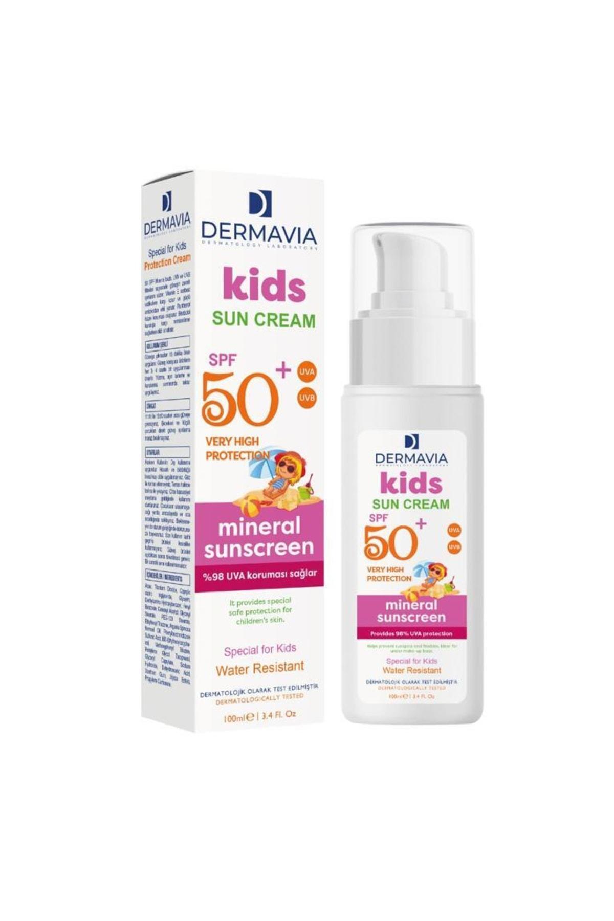 Spf+50 Çocuk Yüz ve Vücut Koruma Mineralli Güneş Kremi 100 ml