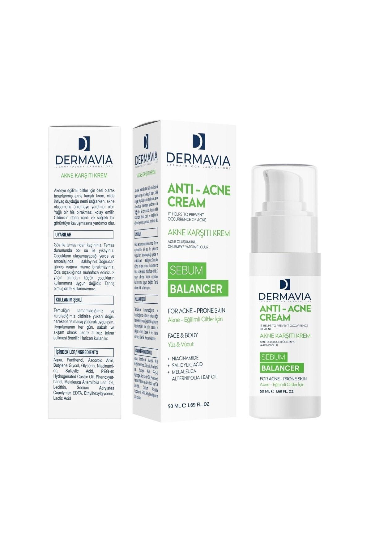 Yüz & Vücut içn Akne Karşıtı Krem Sebum Dengeleyici 50 ml Niacinamide