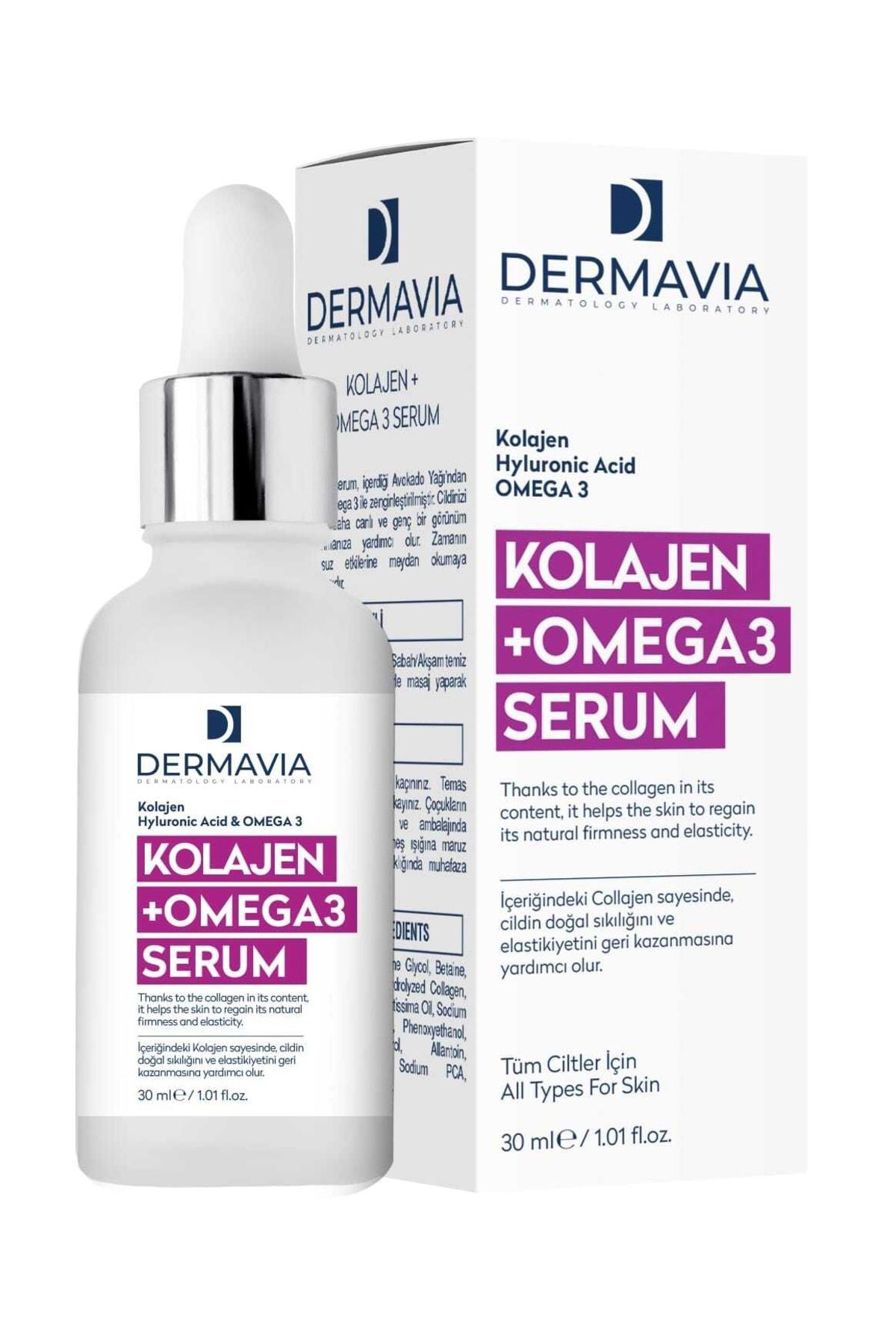 Kolajen & Omega3 Kırışıklık Karşıtı Serum 30 ml Genç Görünüm Cildi Besler