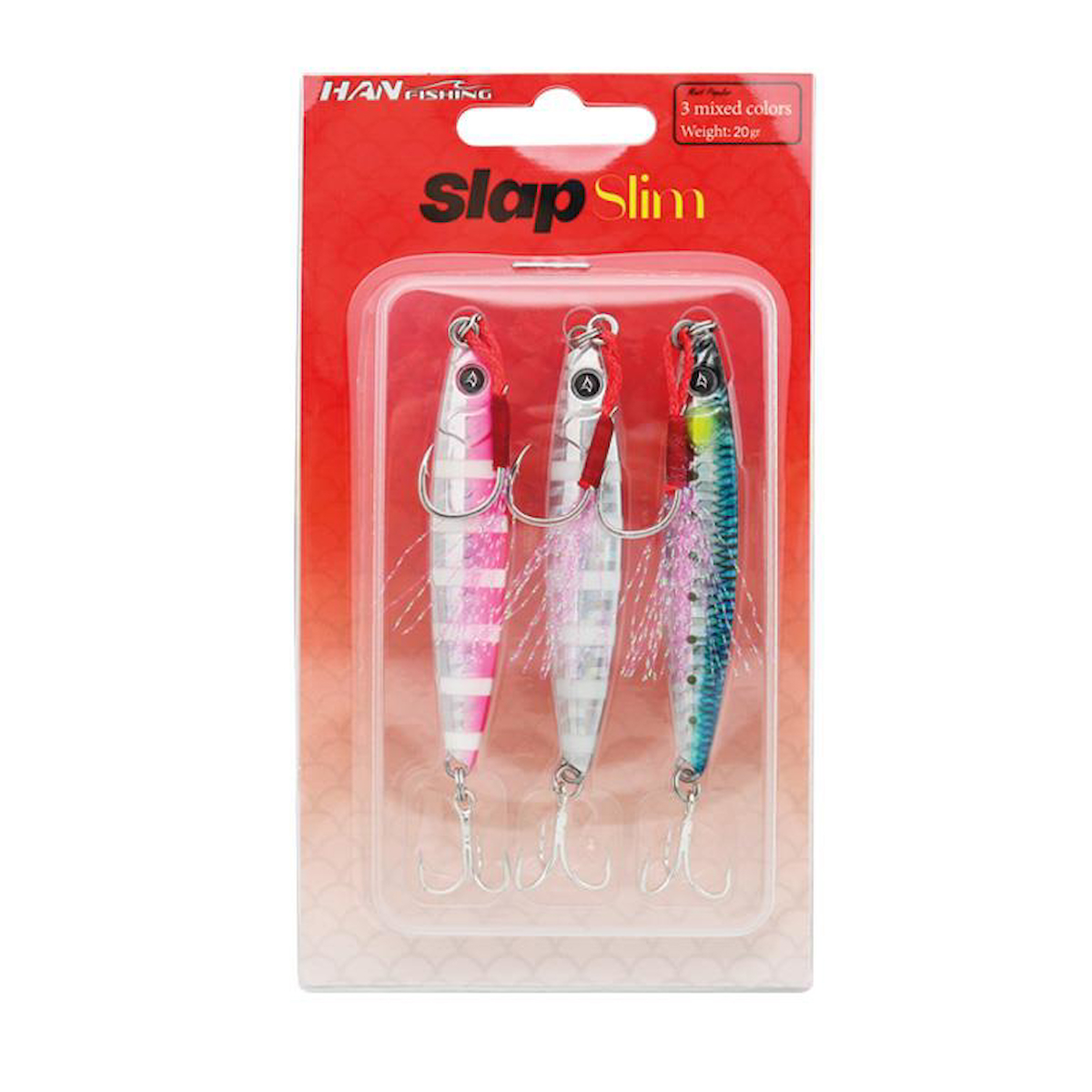 Hanfish Slap Slim Zebra Mix Jig Yem 20gr