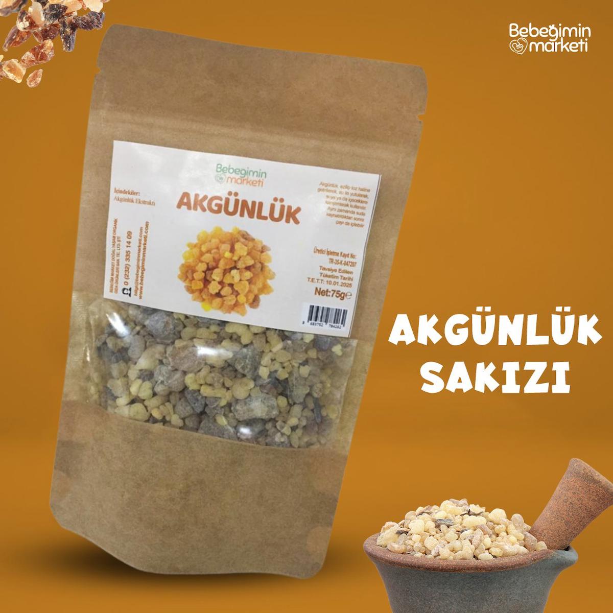 ***AKGÜNLÜK*** Sakızı 75 Gr.