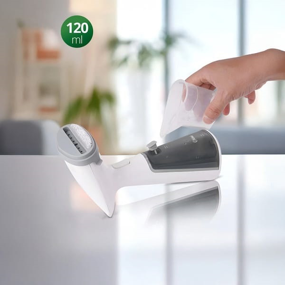 Kiwi KSI-640 Buharlı Dikey Kırışık Düzeltici Ütü – Beyaz – 1000 Watt