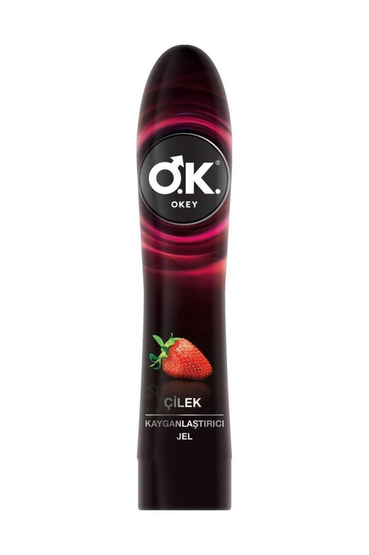 Okey Kayganlaştırıcı Jel Çilek Aromalı 100 ml