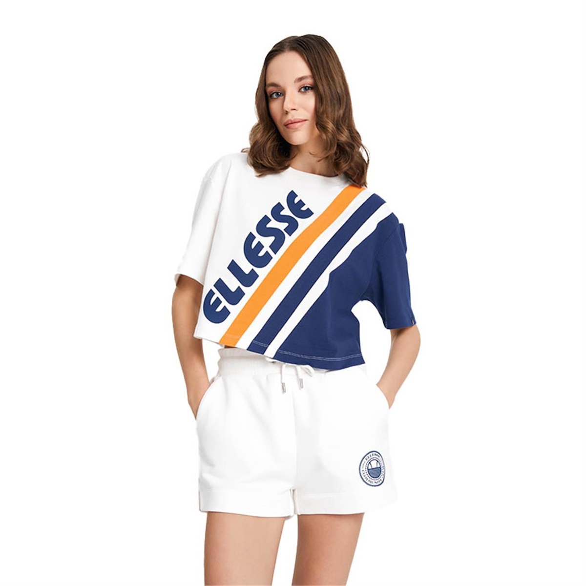 Ellesse Lifestyle Kadın T-Shirt EF135-NV Lacivert