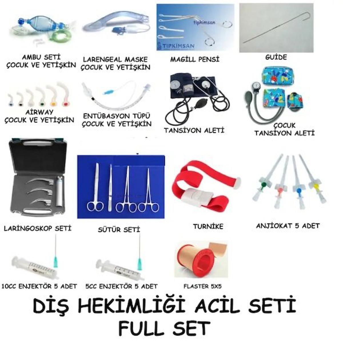 Acil Seti Diş Hekimliği İçin Full Set